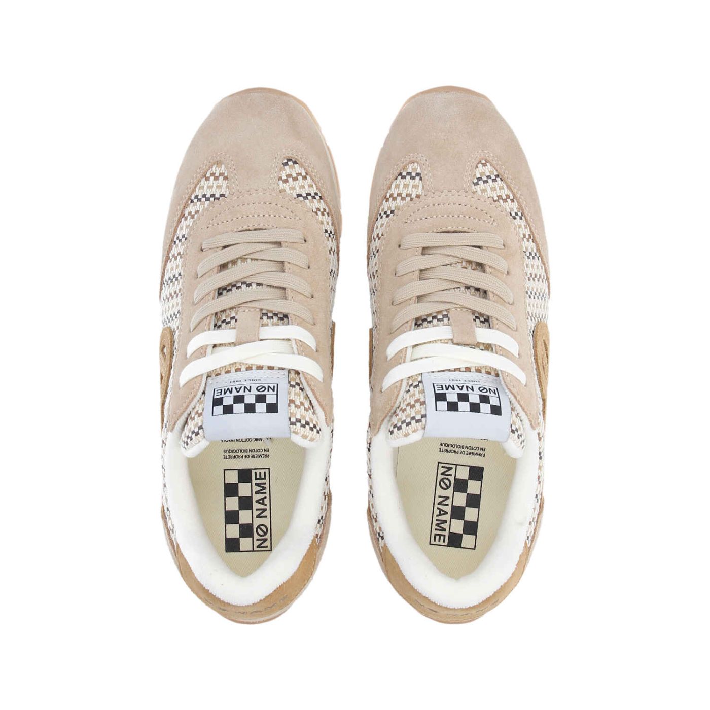 CITY RUN JOGGER W - GRASS/SUEDE - NOISETTE/NUDE